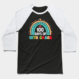 100th day Of School 10th grade Teacher Baseball T-Shirt